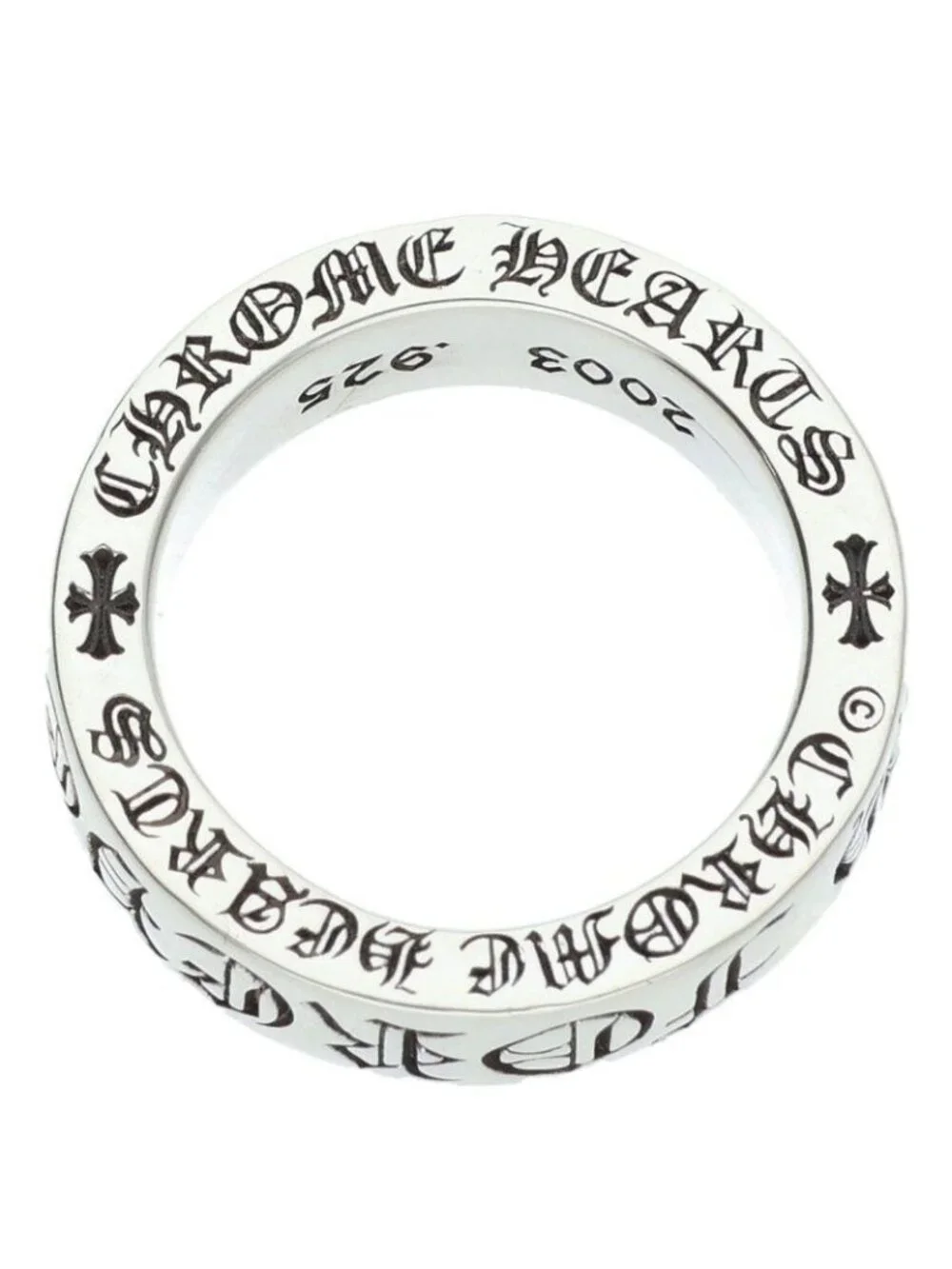 Chrome Hearts Spacer Forever Silver Ring